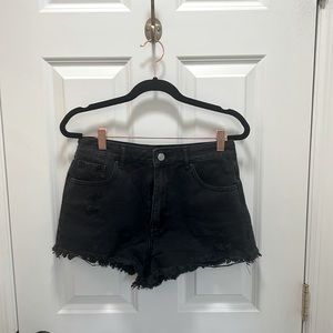 Black Jean Shorts from Pacsun